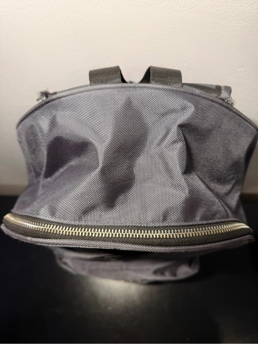 Versace Parfums Gray Medusa Nylon Backpack